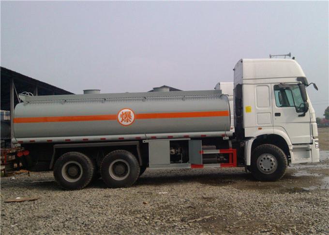 کامیون تانکر سنگین HOWO 20000L 20cbm 6x4 برای حمل و نقل روغن