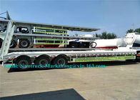 Tri Axes 50 Tons SINOTRUCK تریلر سنگین تخت کم هزینه برای حمل و نقل ماشین