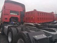 420 اسب بخار Sinotruk Howo 6x4 تراکتور کامیون با HW79 Double Sleepers Cab