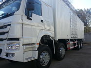 سفید ظرفیت 41-50 تن کامیون های سنگین کامیون دیزل نوع سوخت اختیاری رانندگی