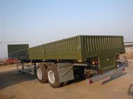 SINOTRUK 40ft سنگین وظیفه نیمه تریلر کامیون حمل بار 2/3 محور با 40-60 تن Cabuge