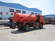 ظرفیت مخزن 10m3 کامیون مخصوص کامیون / فاضلاب کامیون 16000 کیلوگرمی بارگیری