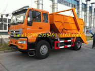 تمیز کردن شهر فشرده سازی ویژه کامیون زباله کامیون 12 -14 CBM ZZ1167H501GD1