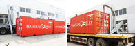 SINOTRUK XCMG 20ft تریلر کانتینر، تجهیزات حمل و نقل کالا از راه دور کنترل