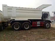 6x4 50 تن کامیون کمپرسی معدن با یک کامیون مجزا و دستی 10 سرعت دنده دنده