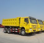SINOTRUK HOWO 6X4 کامیون کمپرسی 19m3 با HW76 کابین ZZ3257N3647A