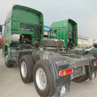 10 چرخ 6x4 371hp کامیون تریلر تراکتور برای حمل و نقل بزرگراه اختیاری رنگ