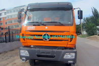 نارنجی کامیون کامیون BEIBEN شمالی Benz، 12 کامیون ویلر 8x4 کامیون کمپرسی NG80B
