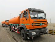 6X6 25000L آب آشامیدنی کامیون / کامیون آب حمل و نقل تمام رانندگی شمال بنز مارک
