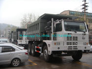 Sinotruck HOWO معدن کامیون کمپرسی 70tons 6 * 4 371HP کامیون تخلیه خارج از جاده ZZ5707S3840AJ