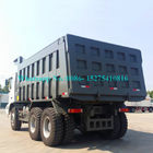 SINOTRUK بدن گسترده 6X4 371hp HOWO سنگین 60-70tons کامیون کمپرسی معدن برای معدن