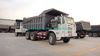 SINOTRUK بدن گسترده 6X4 371hp HOWO سنگین 60-70tons کامیون کمپرسی معدن برای معدن