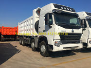 SINOTRUCK HOWO A7 420hp 8x4 شن و ماسه حمل بار کامیون برای بازار غنا