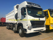 SINOTRUCK HOWO A7 420hp 8x4 شن و ماسه حمل بار کامیون برای بازار غنا