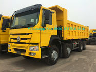 ZZ3317N3067W HOWO 371/420 اسب بخار 8x4 12 کشش کامیون سنگین استخدام / کامیون / کامیون کمپرسی برای حمل و نقل سنگ شن و ماسه