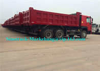 ZZ3257N3447A HOWO 371/336 اسب بخار 6x4 10 چرخ بزرگ کامیون معدن / کامیون / کامیون کمپرسی برای حمل و نقل سنگ شن و ماسه