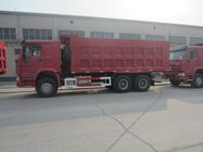 وظیفه سنگین CNHTC HOWO کامیون کمپرسی 336 اسب بخار موتور / کامیون SINOTRUK کامیون