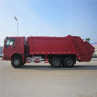 Sinotruk Howo 6x4 18CBM Compactor کامیون زباله / بالابر کانتینر زباله