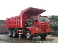 ظرفیت بارگیری معادن Sinotruk HOWO کامیون 70T بار 6X4 درایو 420HP