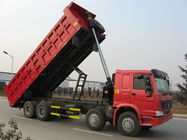 ZZ3317N3867 12 کامیون واگن برقی با چرخ قرمز 371HP یورو 2 با رنگ قرمز