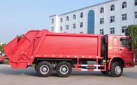 کامیون جمع آوری زباله Red Howo، 6 - 19 کامیون جمع و جور زباله مکعب