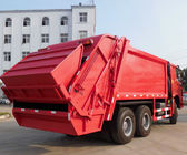 کامیون جمع آوری زباله Red Howo، 6 - 19 کامیون جمع و جور زباله مکعب