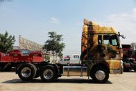 مصرف کم روغن 6 * 4 کامیون تراکتور سر مخزن سوخت با حجم بزرگ 400L