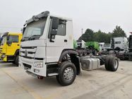 HOWO White Color 4x2 Euro 2 کامیون سنگین بار با 290 HP موتور و فرمان ZF8118