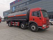 FAW 10 چرخ کامیون تانکر شیمیایی خطرناک با شاسی CA1250PK2L5T3BE5A80
