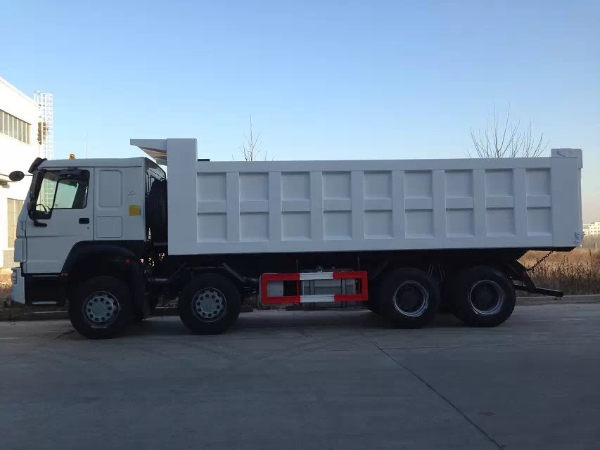 یورو 2 8x4 کامیون کمپرسی، کامیون کمپرسی تجاری ZF8118 تکنولوژی چپ دست درایو