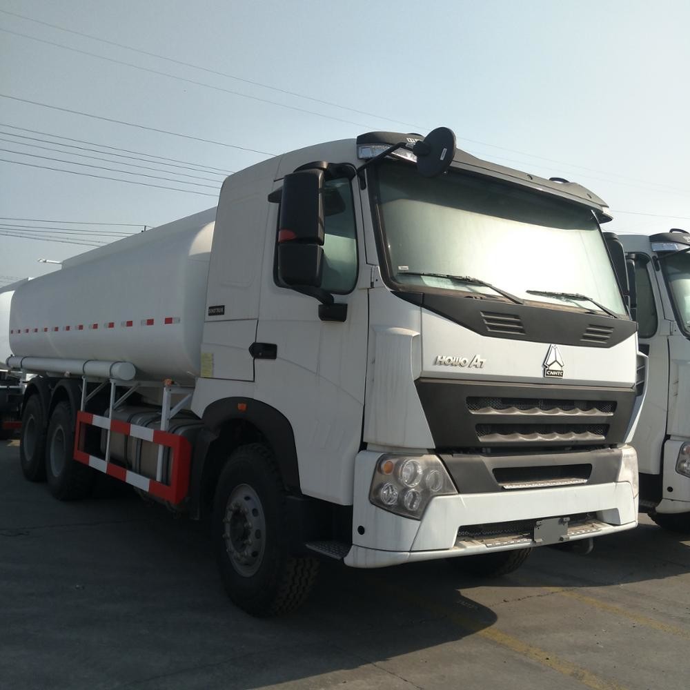 SINOTRUK HOWO A7 سوخت تانکر کامیون برای حمل و نقل 18000L حجم Φ430 کلاچ
