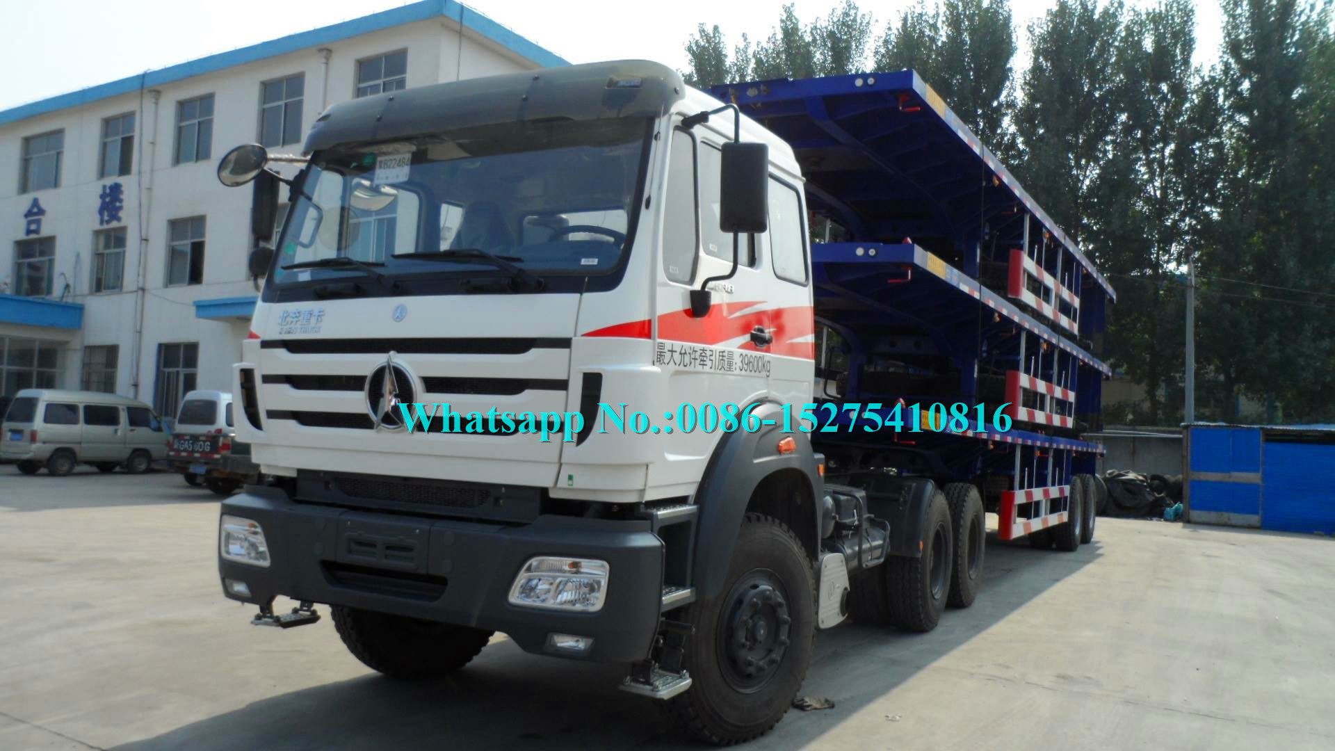 Beiben نام تجاری جدید 420hp 2642AS 6x6 تمام چرخ دنده کامیون قطار برای جاده های خشن برای DR CONGO