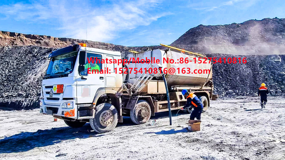 ارزش خوب ایمنی قابلیت اطمینان کامیون های بزرگ 15/20/25 تن سنگینی آمونیوم نفت انفجاری امولسیون ANFO کامیون MMU MEMU برای مغولستان DR CONGO PERU گانا معدن انفجار BCLH/BCRH/BCZH