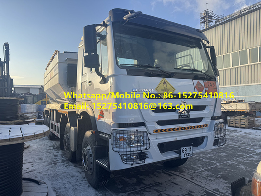 کارایی پر کردن بالا HOWO 15/20/25T BCLH-20 در محل مخلوط مواد منفجره گرده ای آمونیم ANFO آمولسیون کامیون مواد منفجره متحرک واحد تولید مغولستان