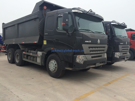 Sinotruck HOWO 6X4 336-430HP استفاده شده آمپر کامیون Tipper HOWO 6X4 آمپر کامیون