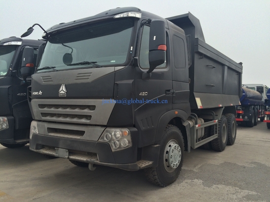 Sinotruck HOWO 6X4 336-430HP استفاده شده آمپر کامیون Tipper HOWO 6X4 آمپر کامیون