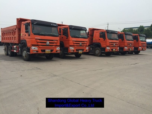 کامیون باربری سنگین 6x4 دیزل 40T ظرفیت بار ABS سیستم ترمز