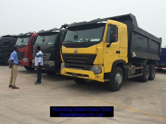 کامیون باربری سنگین 6x4 دیزل 40T ظرفیت بار ABS سیستم ترمز