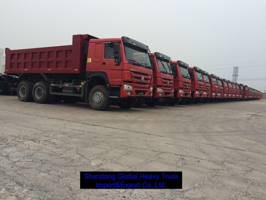 کامیون باربری سنگین 6x4 دیزل 40T ظرفیت بار ABS سیستم ترمز