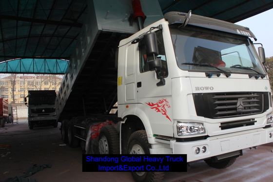 سینوتراک 40-60 تن HOWO 8X4 371HP 375HP 380HP کامیون دیزل کامپ