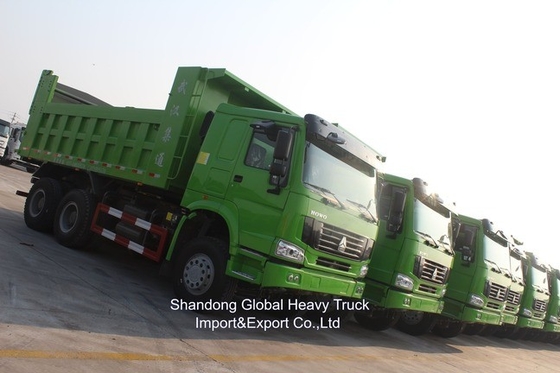 کامیون سنگین جدید 6*4 375HP سینوتروک HOWO کامیون تپ کننده کامیون تپ کننده