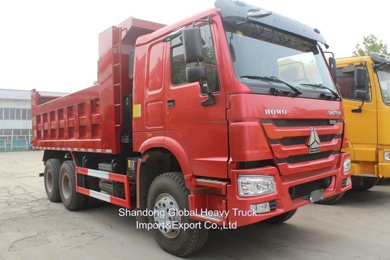 کامیون سنگین جدید 6*4 375HP سینوتروک HOWO کامیون تپ کننده کامیون تپ کننده