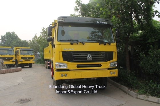 سینوتراک HOWO 10 چرخ 6X4 336HP 371HP 420HP 20ton 60ton کامپ ترمپ