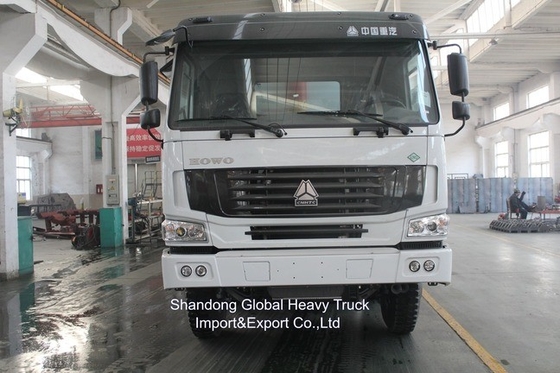 سینوتراک 40-60 تن HOWO 8X4 371HP 375HP 380HP کامیون دیزل کامپ