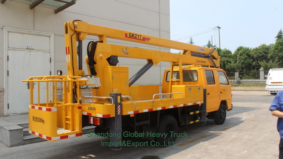 کاملاً جدید 6X4 HOWO کامیون تخت صاف سوار جرثقیل تلسکوپی بوم کامیون