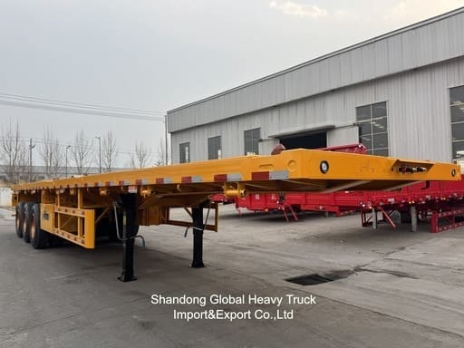 20FT/40FT/45FT 2/3/4 محور کانتینر / بار فرعی / پلتفرم / نیمه کامیون فرعی