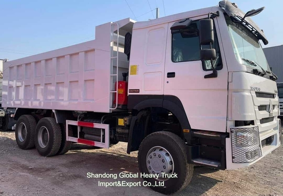 راننده سمت چپ و سمت راست Sinotruck 15 25 35 تن HOWO 371HP 375HP 400HP 6X4 8X4 استفاده شده