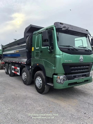 سینوتروک HOWO 371HP-380HP 25t-100t حمل و نقل سنگین استفاده شده کامیون تحویل 12 چرخ الکتریکی
