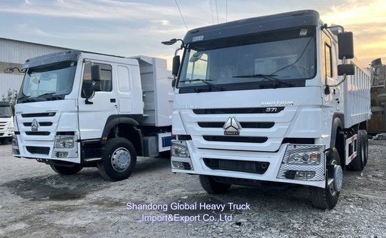 کامیون های باربری هووو تریپر 6X4 2024 کامپ 10 چرخ 40 تن کامیون