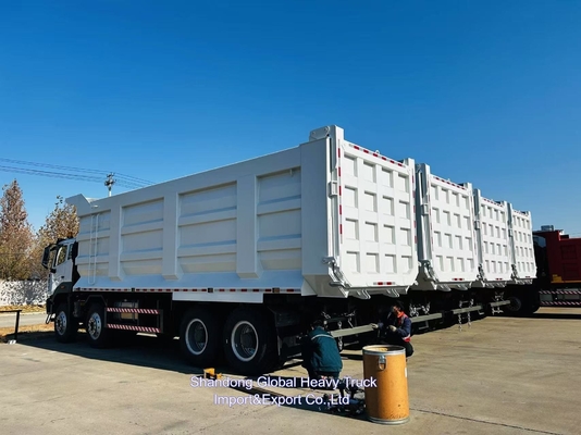 ماشين سينوتراک چيني هو 400 اسب بخار 8x4 ميني 60 تن کنتر